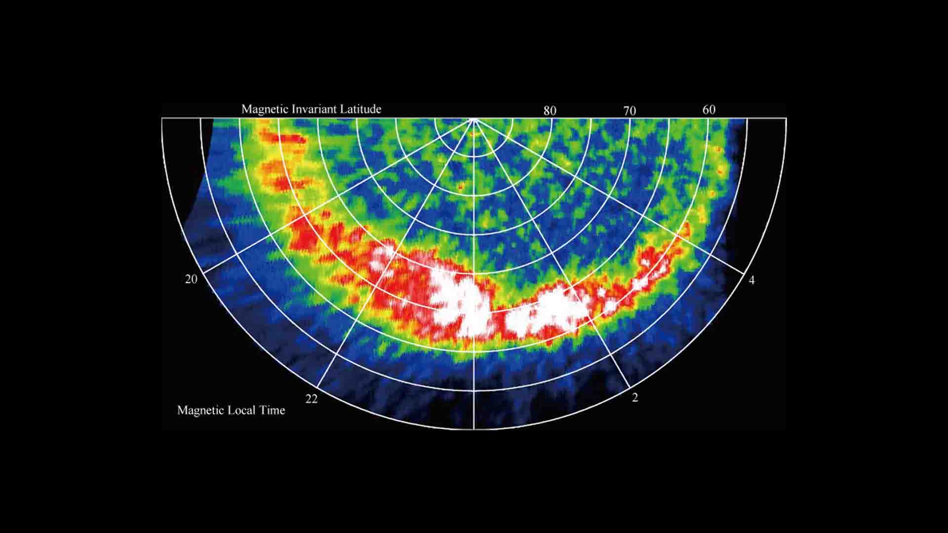 「あけぼの」衛星が紫外線で見たオーロラサブストーム